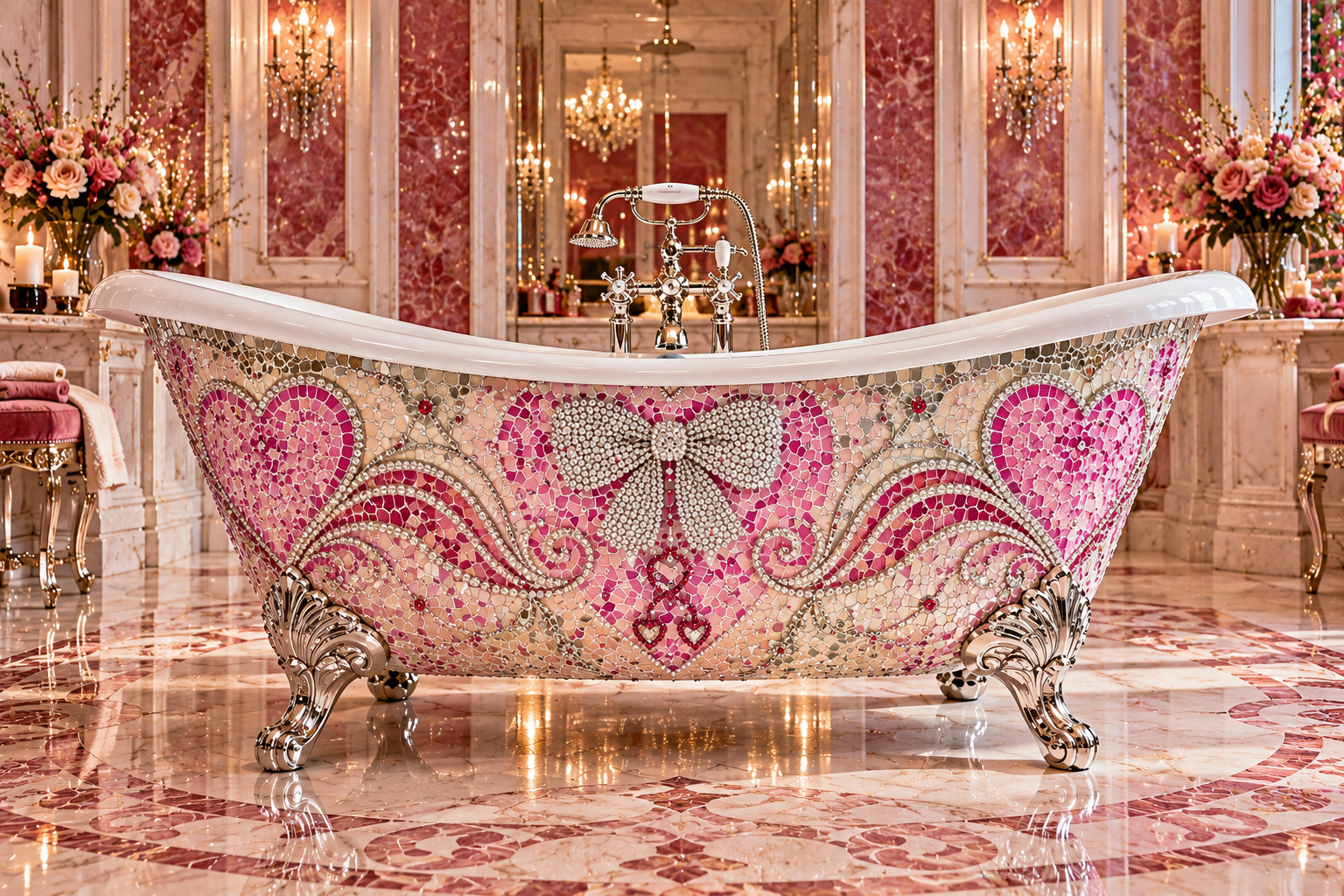 Rose & Pearl Bath